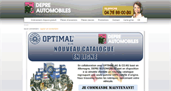 Desktop Screenshot of depre-automobiles.com